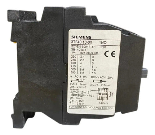 Contator 3p 3tf4010-0xg1 1na 110v Siemens Novo !!! 127v