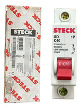 Kit Com 6: Disjuntor Unipolar Sdd61c40 40a Curva C Steck