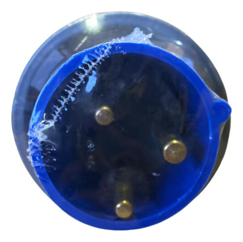 Plug 2p+t 63a 200/250v 6h Azul Ip67 S3576w Steck Azul