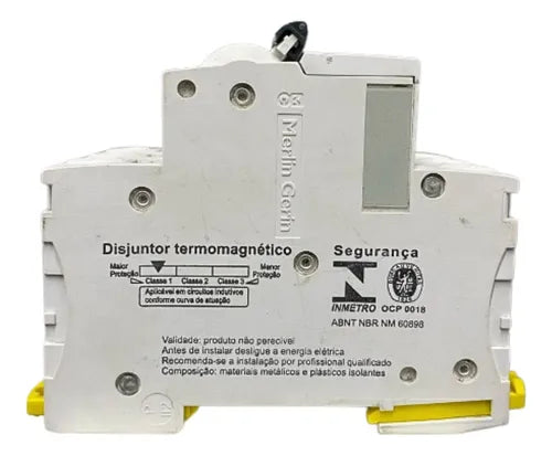 Disjuntor Acti9 Ic60n 3p Curva D 32a 440v A9f75332 Schneider