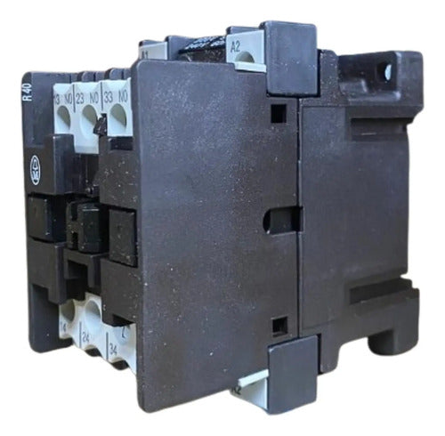 Kit Com 2 Peças: Contator Auxiliar Dilr40 4na 220v Moeller