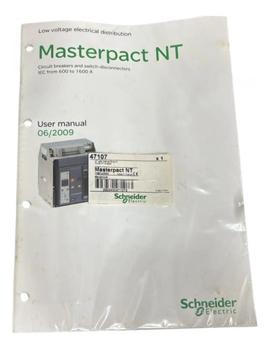 Disjuntor Nt16 H1 1600a 42ka A 440v 1000v Schneider Novo