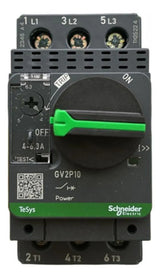 Disjuntor Motor 3p 4-6,3a Gv2p10 Schneider (linha Nova) 690v 50/60hz