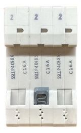 Disjuntor Tripolar 16a Curva C 5sl1316-7mb Siemens