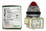 Sinaleiro 30mm Metálico C Trafo 9001kp7r9 Vermelho Schneider Vermelho 220v