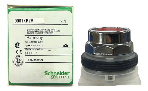 Cabeçote P/ Botão 30mm 9001kr2r Vermelho Schneider Vermelho -