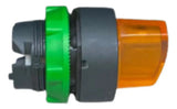 Cabeçote Para Chave Seletora Lum Ø22mm Zb5ak1253 Schneider Laranja -