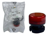 Kit Com 2 Peças: Cabeçote 22mm Vermelho Za2bv04 Schneider Vermelho 0