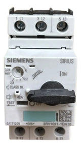 Disjuntor Motor 3rv1021-1da10 2,2-3,2a Siemens Não Informado 50/60hz