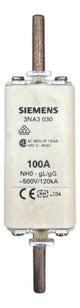 Fusível Nh0 Retardado 100a 500v 3na3030 Siemens 500v