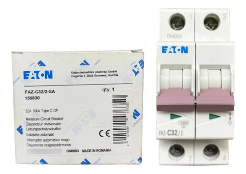 Disjuntor Bipolar Faz-c32/2-sa 32a Eaton