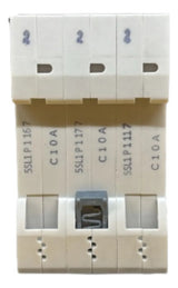 Disjuntor Tripolar 10a Curva C 5sl1310-7mb Siemens