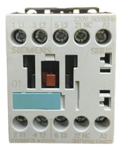 Contator 3rt1016-1an22 9a 220v Siemens 220v