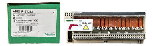 Interface 16 Saidas Rele Plugin C/ Led Abe7r16t212 Schneider