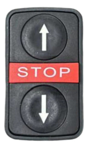 Cabeçote P/ Botão Triplo 22mm Plástico Zb5aa72124 Schneider Preto E Vermelho -