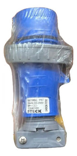 Plug Shock Tite 3p+t 16a 200/250v 9h S4079wnq Azul Steck Azul