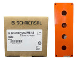 Botoeira De Plástico Absp4 C/ 4 Furos De 22mm Ace Schmersal Laranja