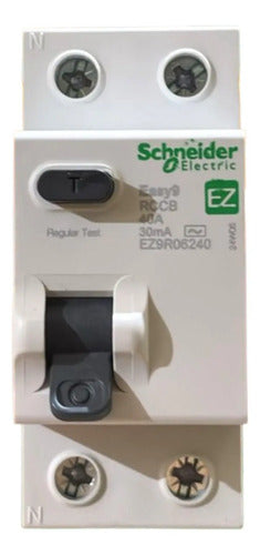 Interruptor Diferencial 2p 40a 30ma Rccb Ez9r06240 Schneider