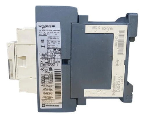 Contator Tesys 3p 25a Ac-3 220vcc 1na+1nf Lc1d25md Schneider 220v