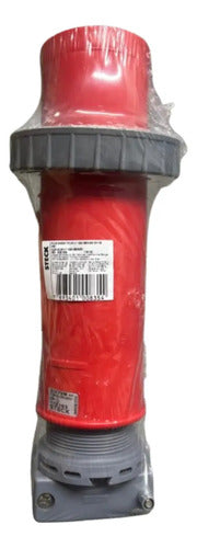 Plug Shock Tite 2p+t 125a 380/440v 9h Vermelho S3679w Steck Vermelho