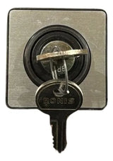 Cabeçote 45x45mm Com Chave 1 Furo Kbc1s Schneider Metálico 0