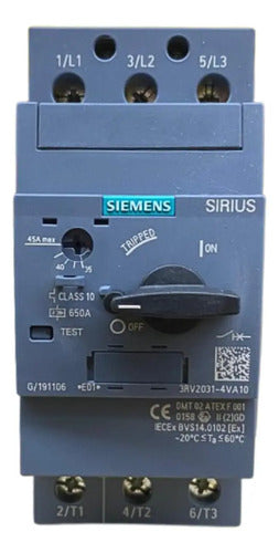 Disjuntor Motor 3rv2031-4va10 35-45a Siemens 690v 50hz