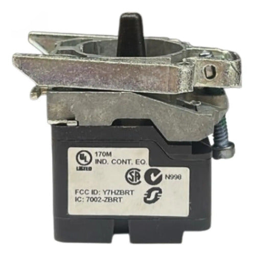 Kit Botão Metálico 22mm Wireless Xb4rfa02 Schneider 24-240vac/dc
