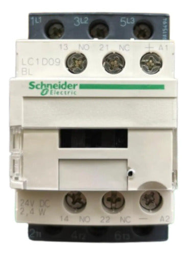 Contator Tesys 3p 9a Ac-3 24vcc 1na+1nf Lc1d09bl Schneider 24v