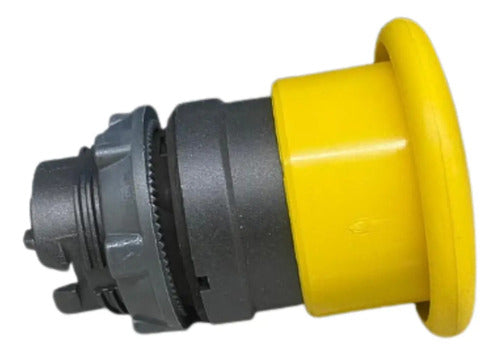 Kit Com 2: Cabeçote P/ Botão 22mm Plástico Soco A Zb5ac5 Amarelo -