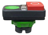 Cabecote Para Botão Duplo 22mm Vd/vm Zb5aw7l3741 Schneider Verde/vermelho