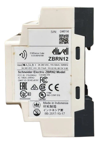 Receptor Zbrn12 Wirelles Com Modbus Eliwell Schneider 24-240vca/cc