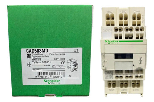 Contator Auxiliar Tesys D 5na 220v Cad503md Schneider 220v