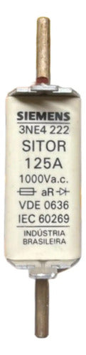 Elemento Fusível Sitor 3ne4222 125a Siemens 1000v