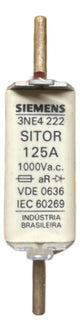 Elemento Fusível Sitor 3ne4222 125a Siemens 1000v