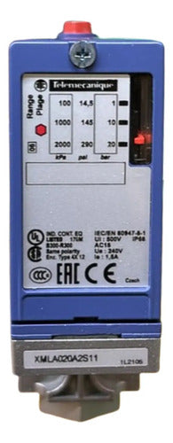 Pressostato 0,7 - 20 Bar 1naf 1/4 Xmla020a2s11 Telemecanique