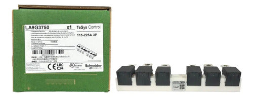 Jogo Ligacao 3p Chave Reversora G115-225 La9g3750 Schneider