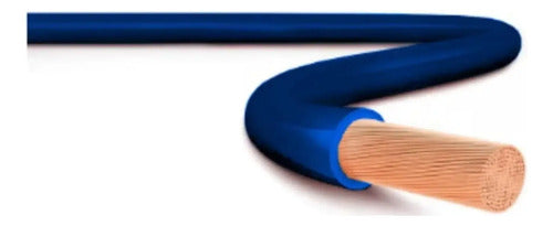 Cabo Flexível Sil 1mm Azul Escuro 1x1mm2 100 Metros (100m) Azul