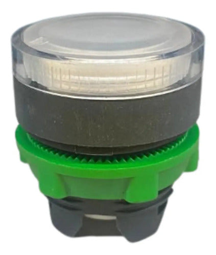 Cabeçote Para Botão Luminoso Modular Ø22mm Zb5aw37 Schneider Branco -