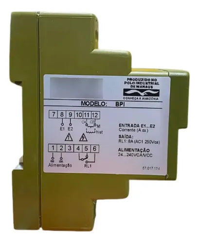 Rele De Corrente Bpi 24/240vca/vcc Bpiwb Coel 240vca/vcc