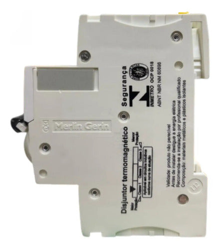 Disjuntor Acti9 Ic60h 2p Curva C 10a 440v A9f84210 Schneider