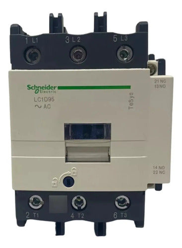 Contator Tripolar 95a 1na+1nf 220vca Lc1d95m7 Schneider