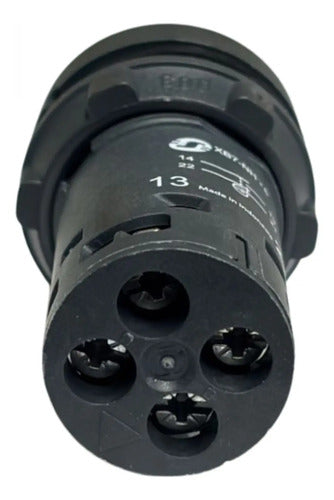Botao 22mm Plastico Monobloco 1na+1nf Xb7nh25 Schneider Preto 0