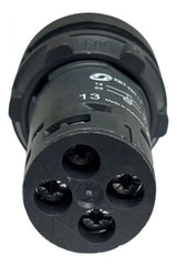 Botao 22mm Plastico Monobloco 1na+1nf Xb7nh25 Schneider Preto 0