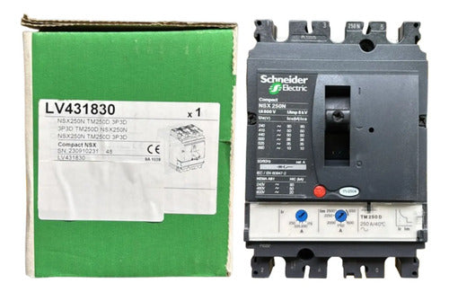 Disjuntor 3p Nsx250n-tm250d Lv431830 Schneider