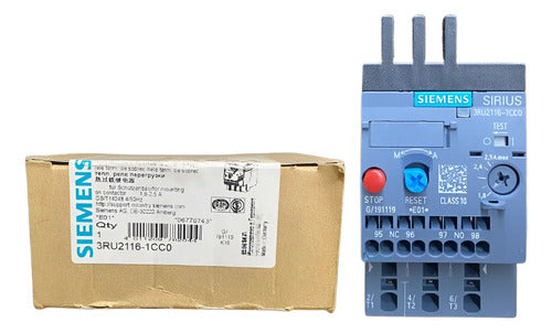 Relé De Sobrecarga 3ru2116-1cc0 1,8-2,5a Siemens  690v