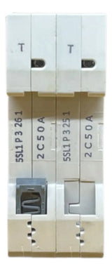 Kit Com 2: Disjuntor 2p 50a Curva C 5sx1250-7 Siemens