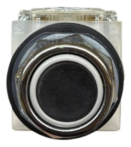 Botão 30mm Metálico 1na Preto 9001kr1bh13 Schneider Preto -