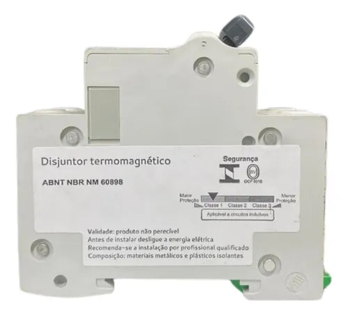 Disjuntor Easy9 2p 20a 6ka 400v Curva C Ez9f56220 Schneider