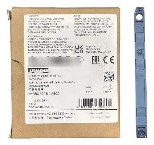 Relé Interface 24v 3rq3018-1ab00 Siemens 24v