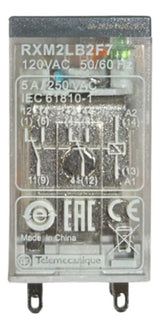Kit Com 6: Rele De Interface 2naf 5a Rxm2lb2f7 Schneider 120vca